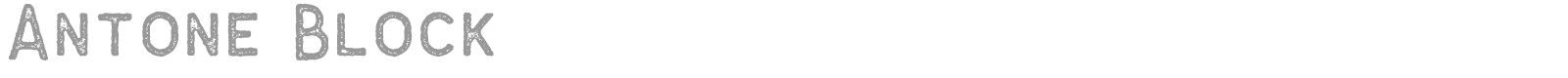 Antone font preview